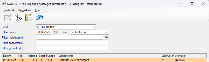 Functionele melding